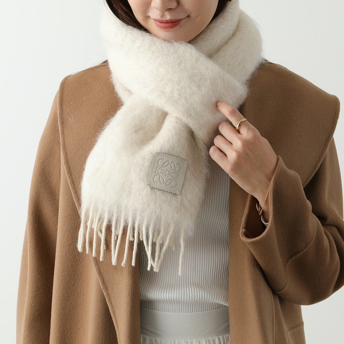 楽天市場】LOEWE ロエベ マフラー 185×23 F540257X02 レディース