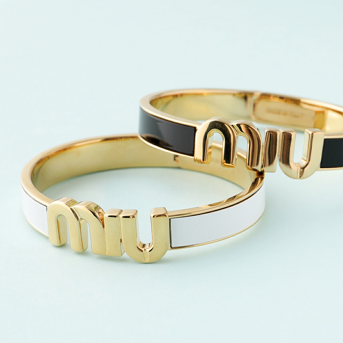 楽天市場】MIUMIU ミュウミュウ バングル 5JB413 2F6T レディース