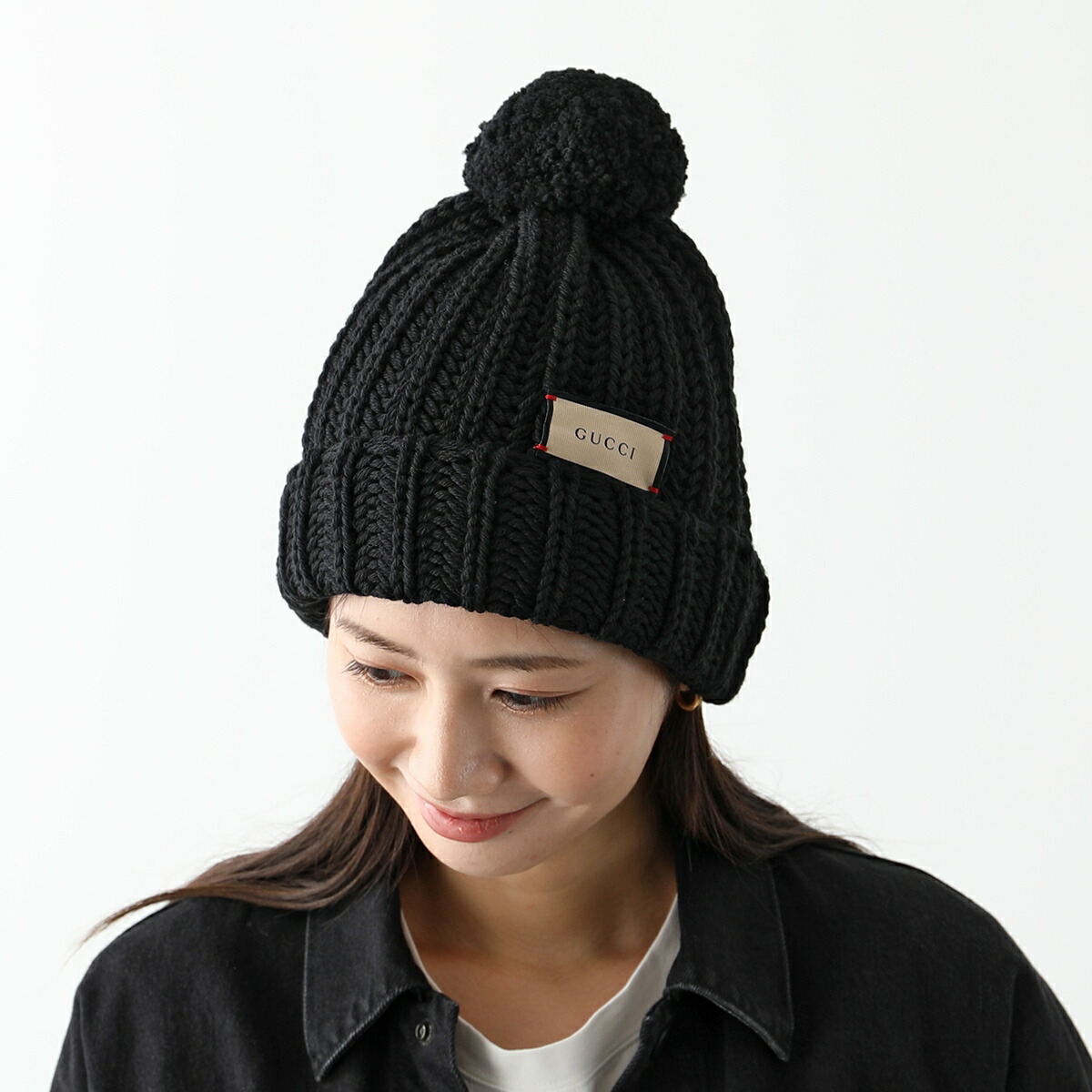 楽天市場】GUCCI グッチ ニット帽 652656 3G206 レディース ニット