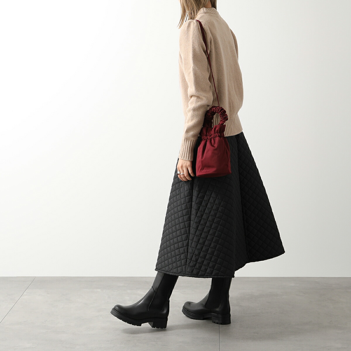 楽天市場】GANNI ガニー 巾着バッグ A4503 5855 レディース