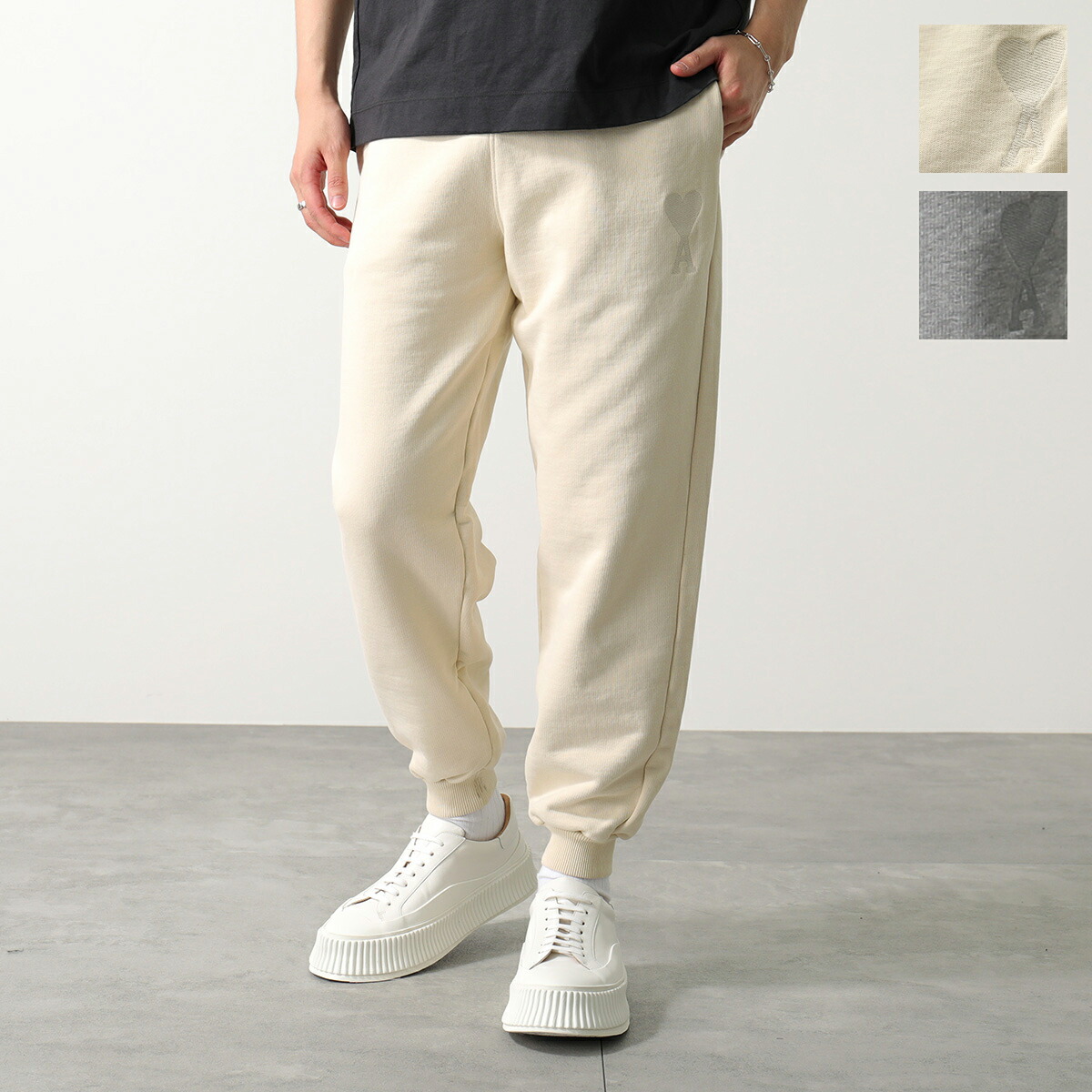 楽天市場】ami paris アミパリス スウェットパンツ TONAL BIG ADC