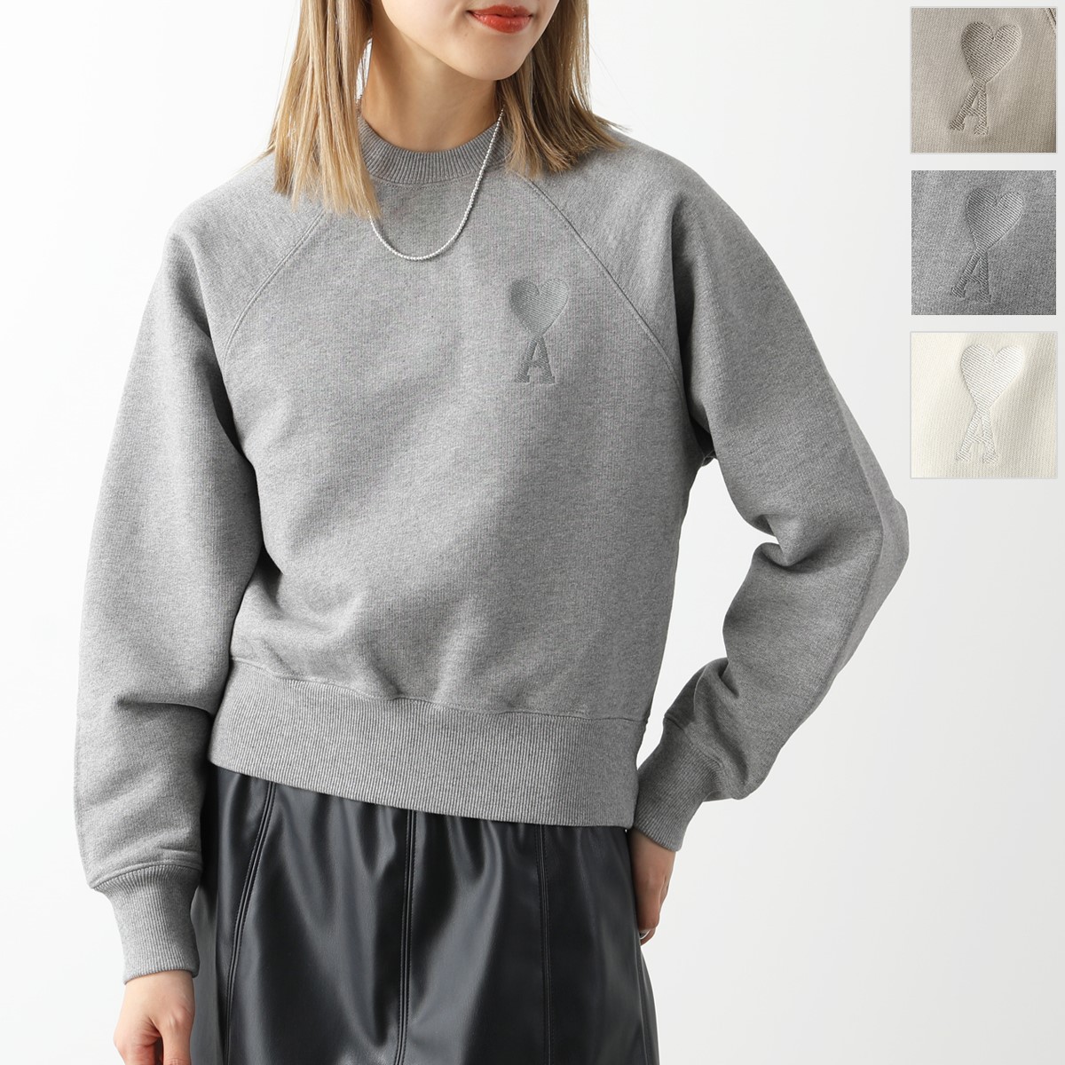 楽天市場】ami paris アミパリス トレーナー AMI DE COEUR USW002.747