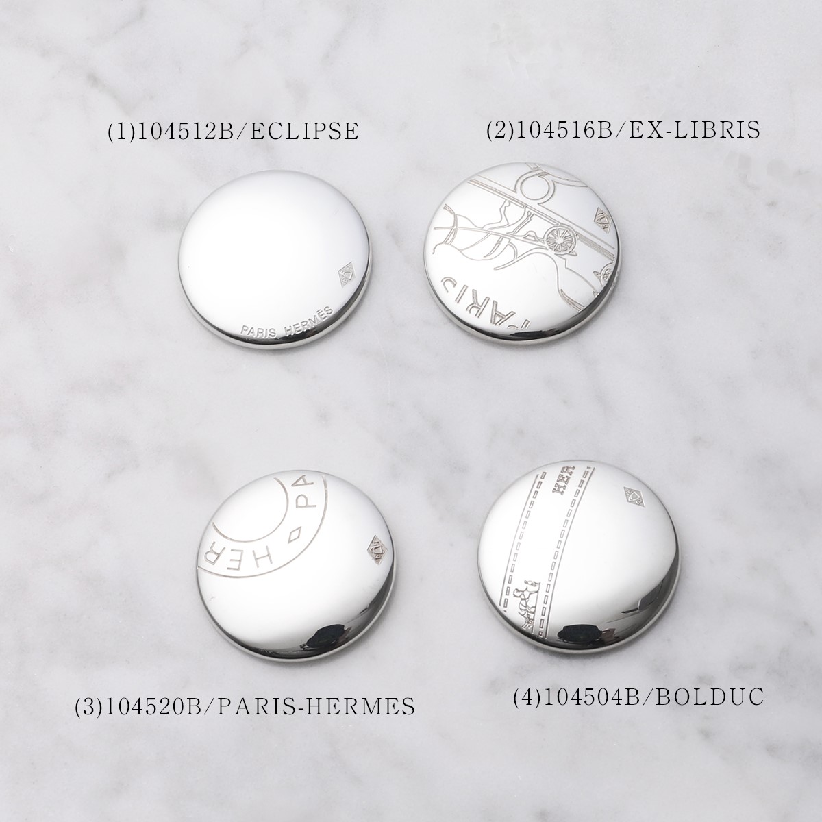 楽天市場】HERMES エルメス ブローチ BROCHE BADGE PM レディース