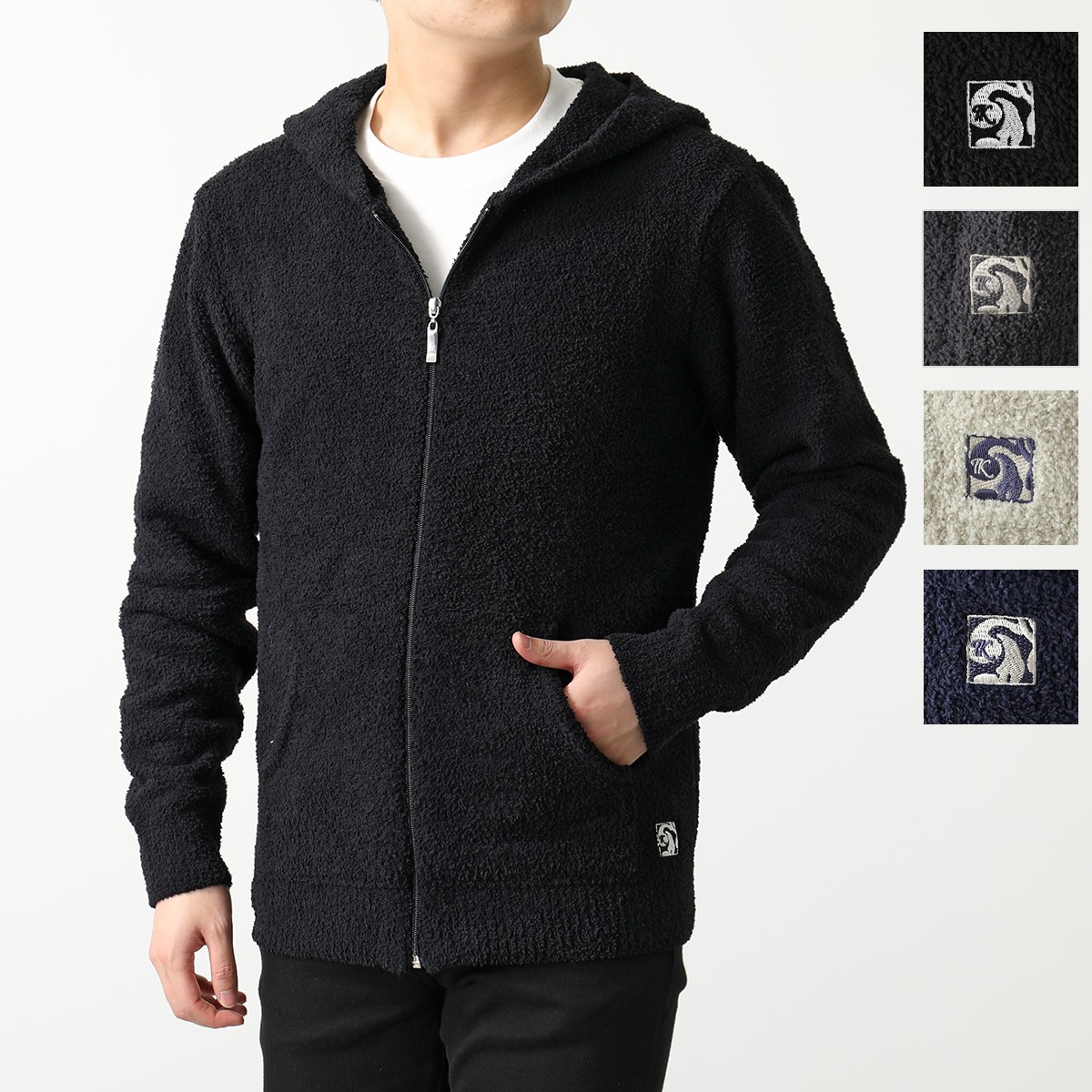 楽天市場】kashwere カシウエア ジップ パーカー Hooded メンズ ジップ