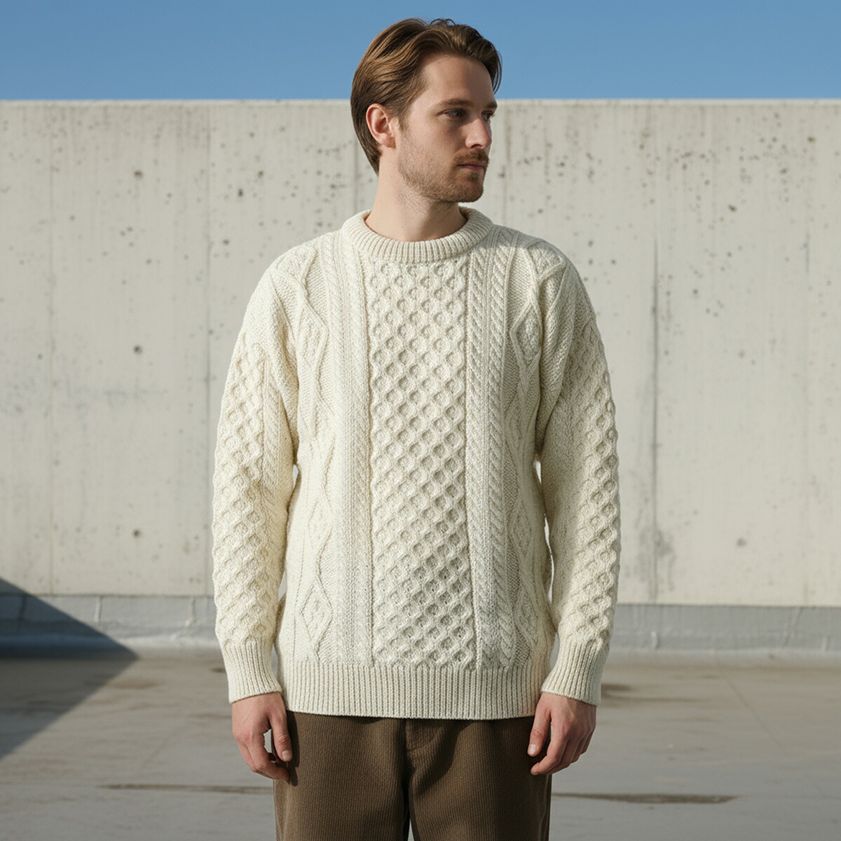 楽天市場】Aran Crafts アランクラフト アランセーター Crew Neck