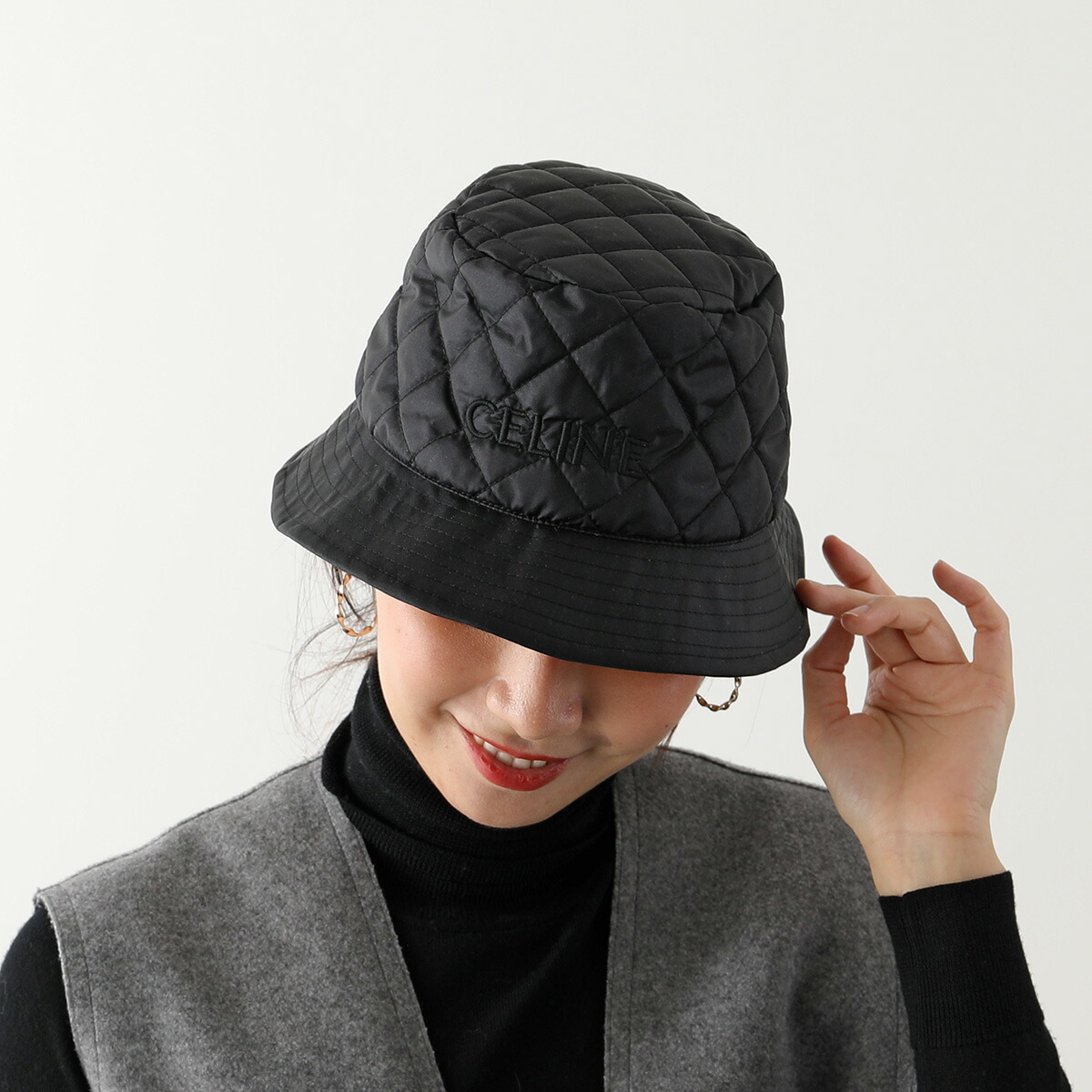 楽天市場】CELINE セリーヌ バケットハット 2AUB0 495M レディース