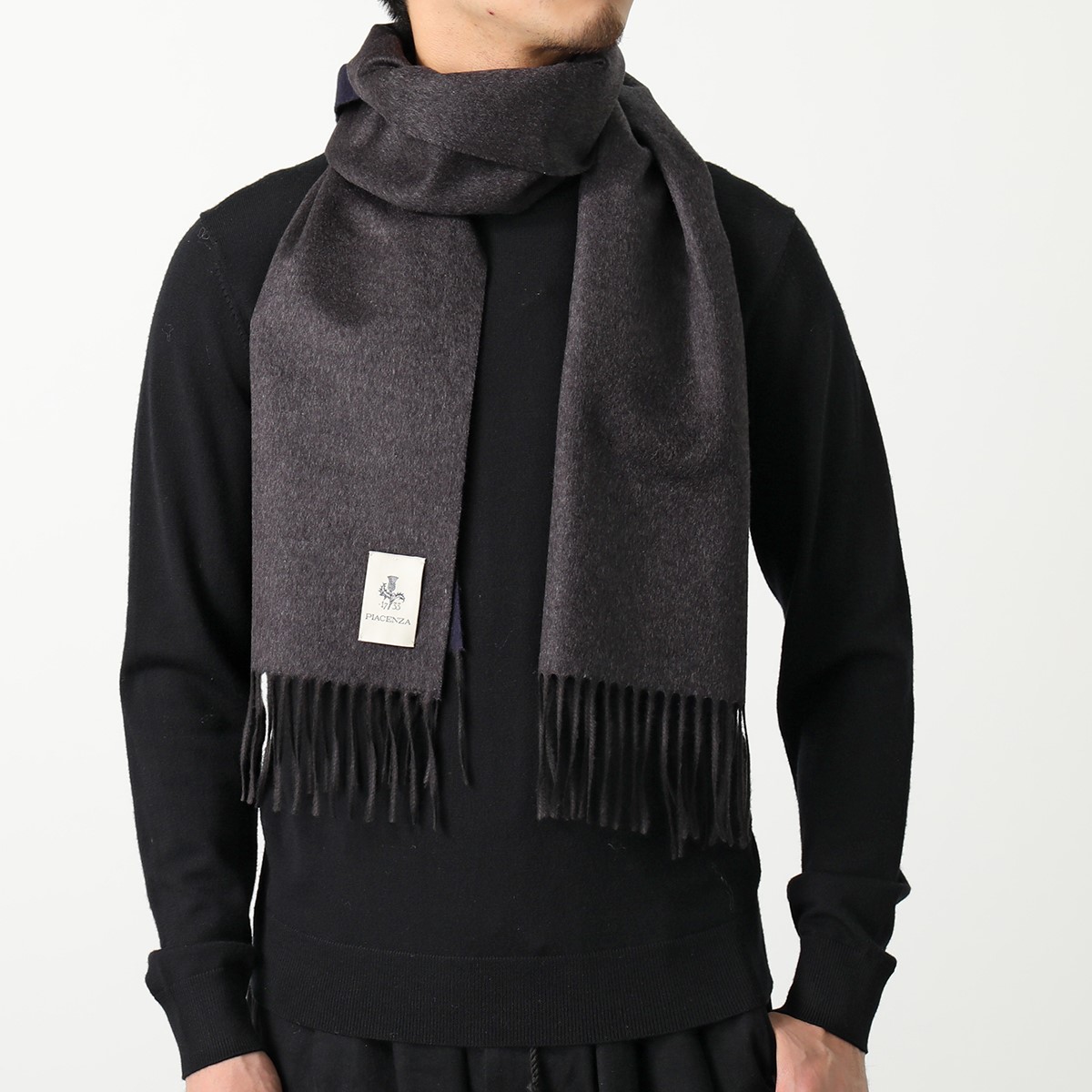 楽天市場】PIACENZA ピアチェンツァ マフラー MIRROR 82249/44 メンズ