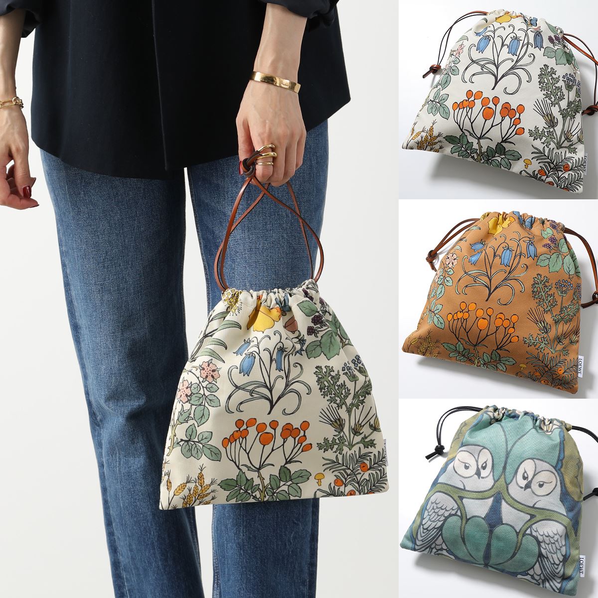 楽天市場】LOEWE ロエベ ポーチ DRAWSTRING POUCH C822057X10