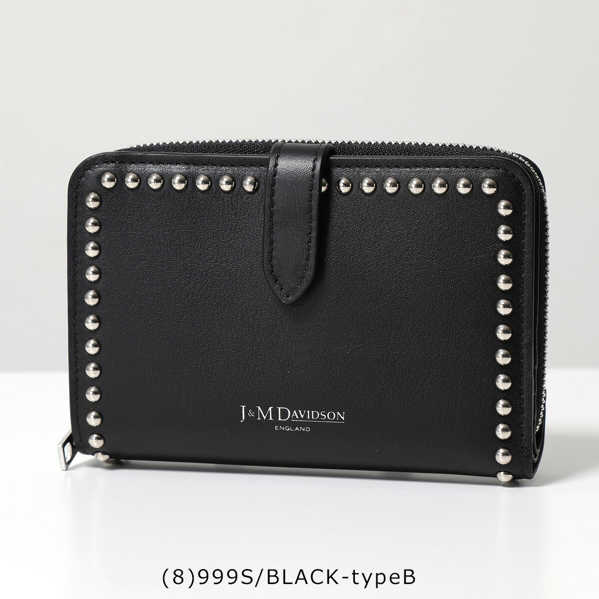 楽天市場】J&M DAVIDSON 二つ折り財布 MEDIUM ZIP AROUND WALLET WITH