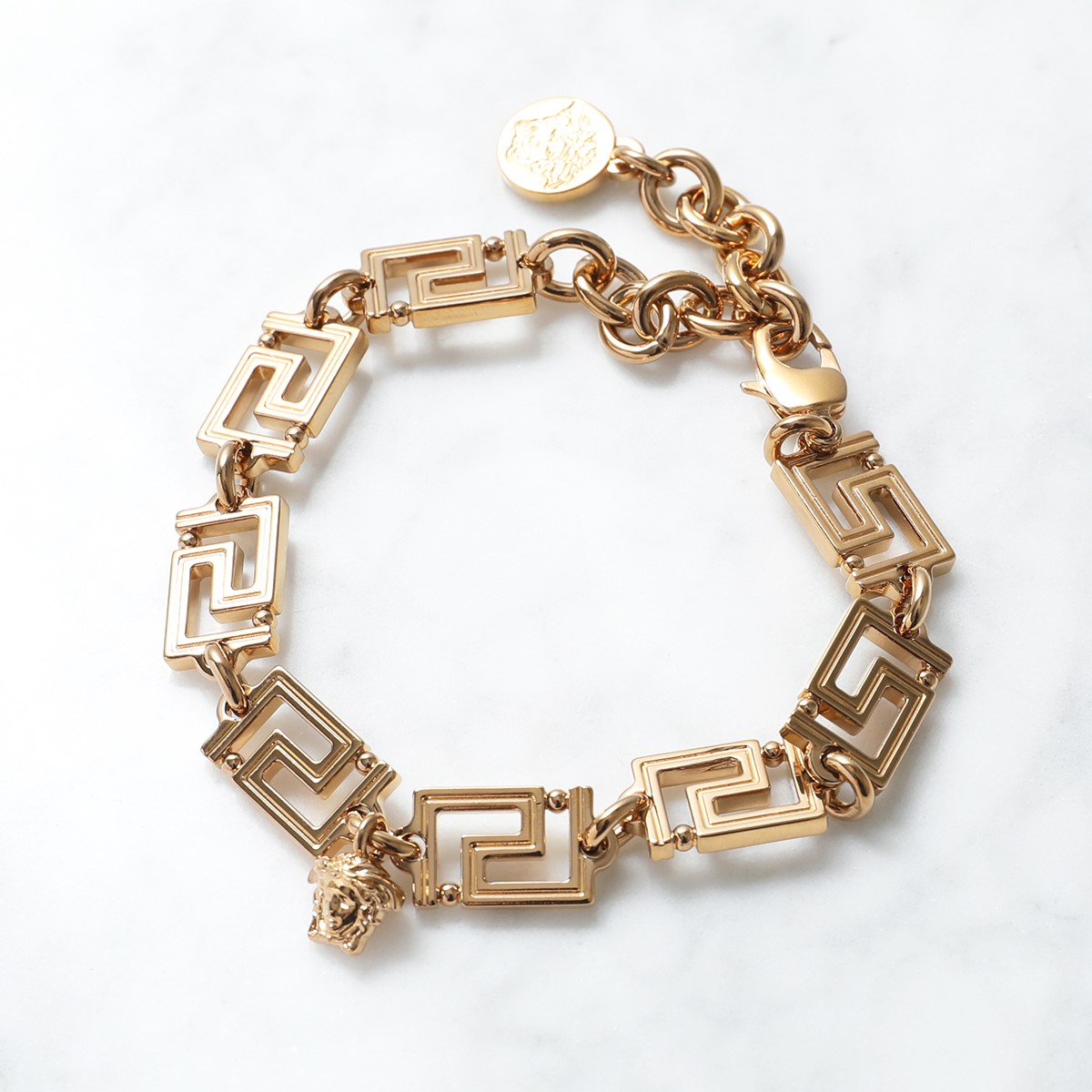 レア VERSACE ヴェルサーチ レザー ブレスレット 超希少 ヴェルサーチ