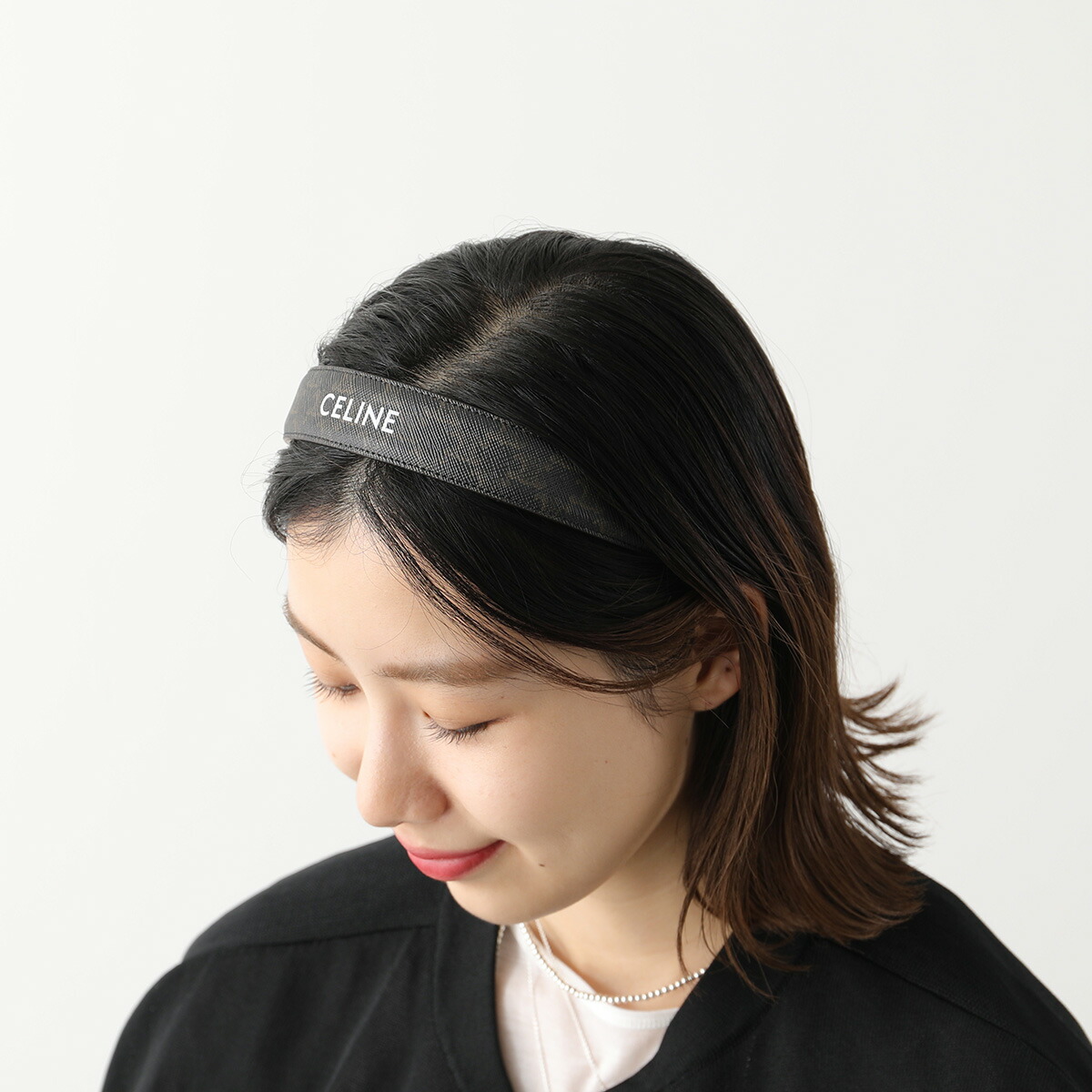 楽天市場】CELINE セリーヌ カチューシャ 46Z952CCT.04GT レディース