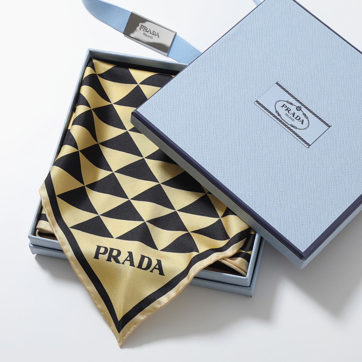 楽天市場】PRADA プラダ スカーフ 1FF036 2DTP レディース プリント