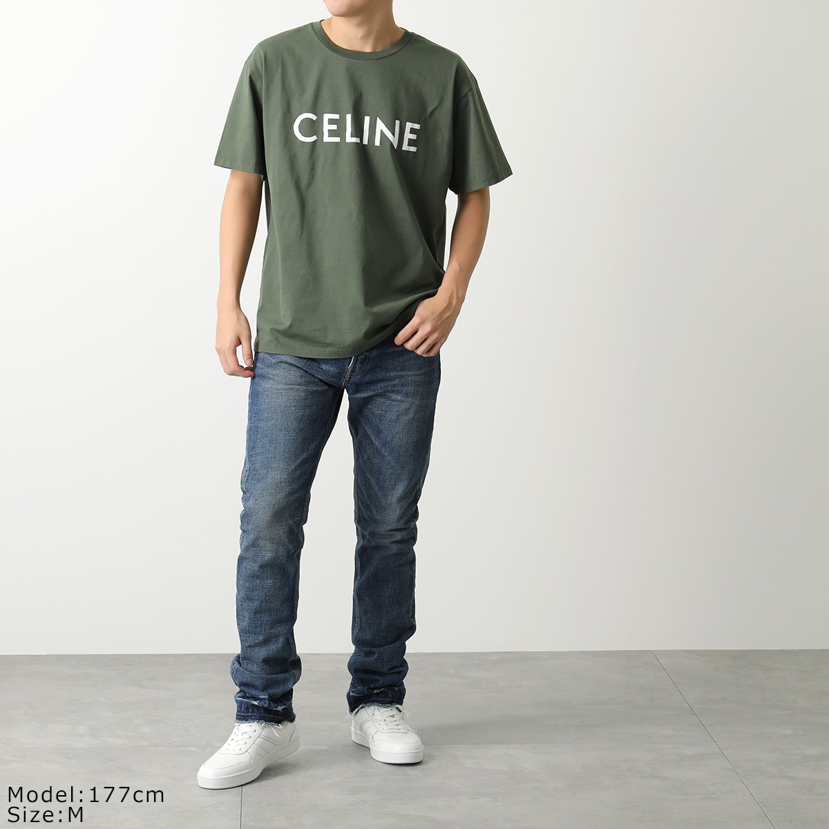 楽天市場】CELINE セリーヌ 半袖 Tシャツ LOOSE ルーズ 2X681671Q.02KF