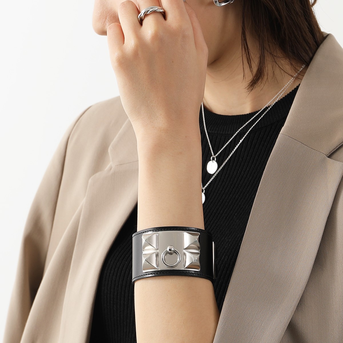 楽天市場】HERMES エルメス ブレスレット COLLIER DE CHEIN