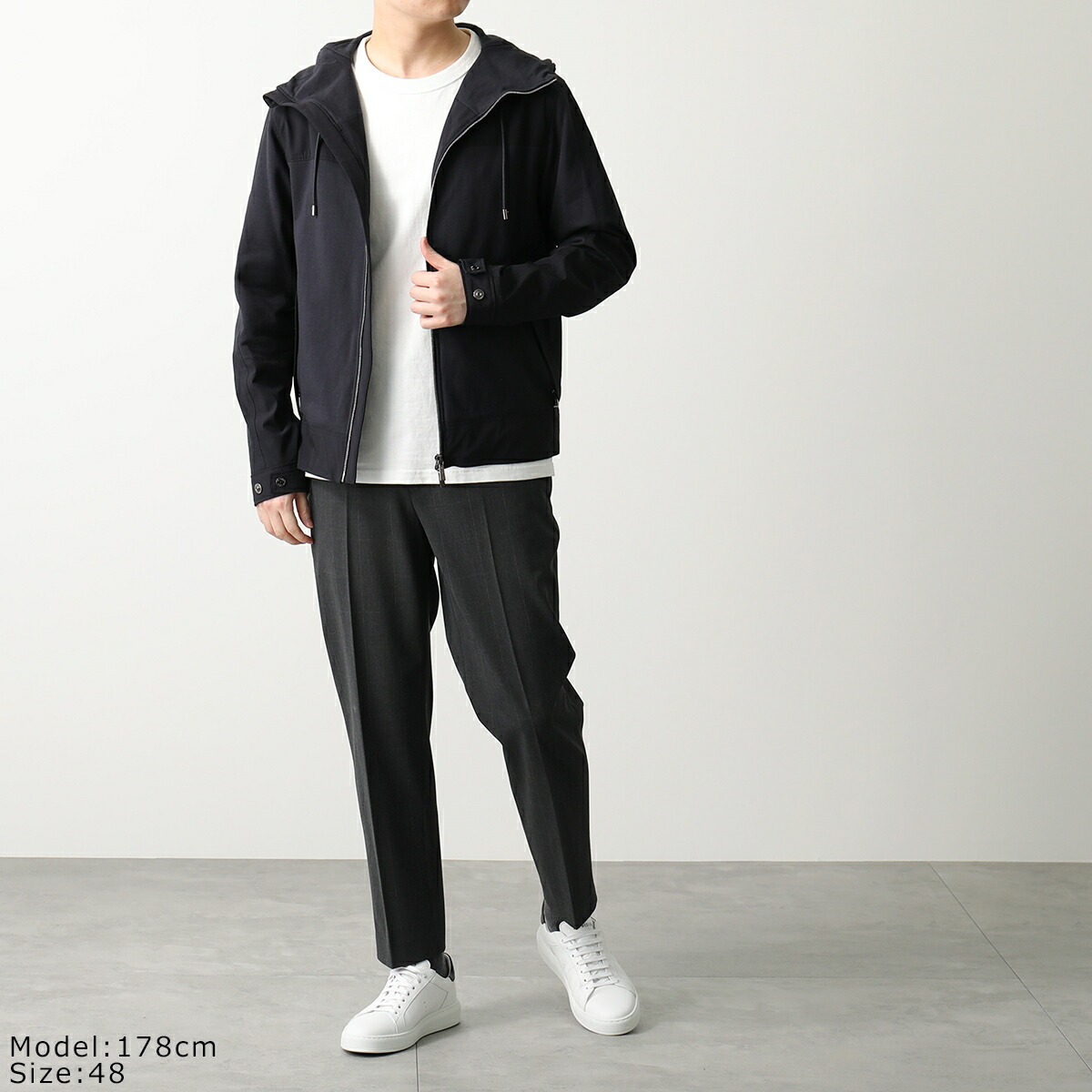 楽天市場】MOORER ムーレー ジャケット ISOZAKI KNF メンズ フード付き