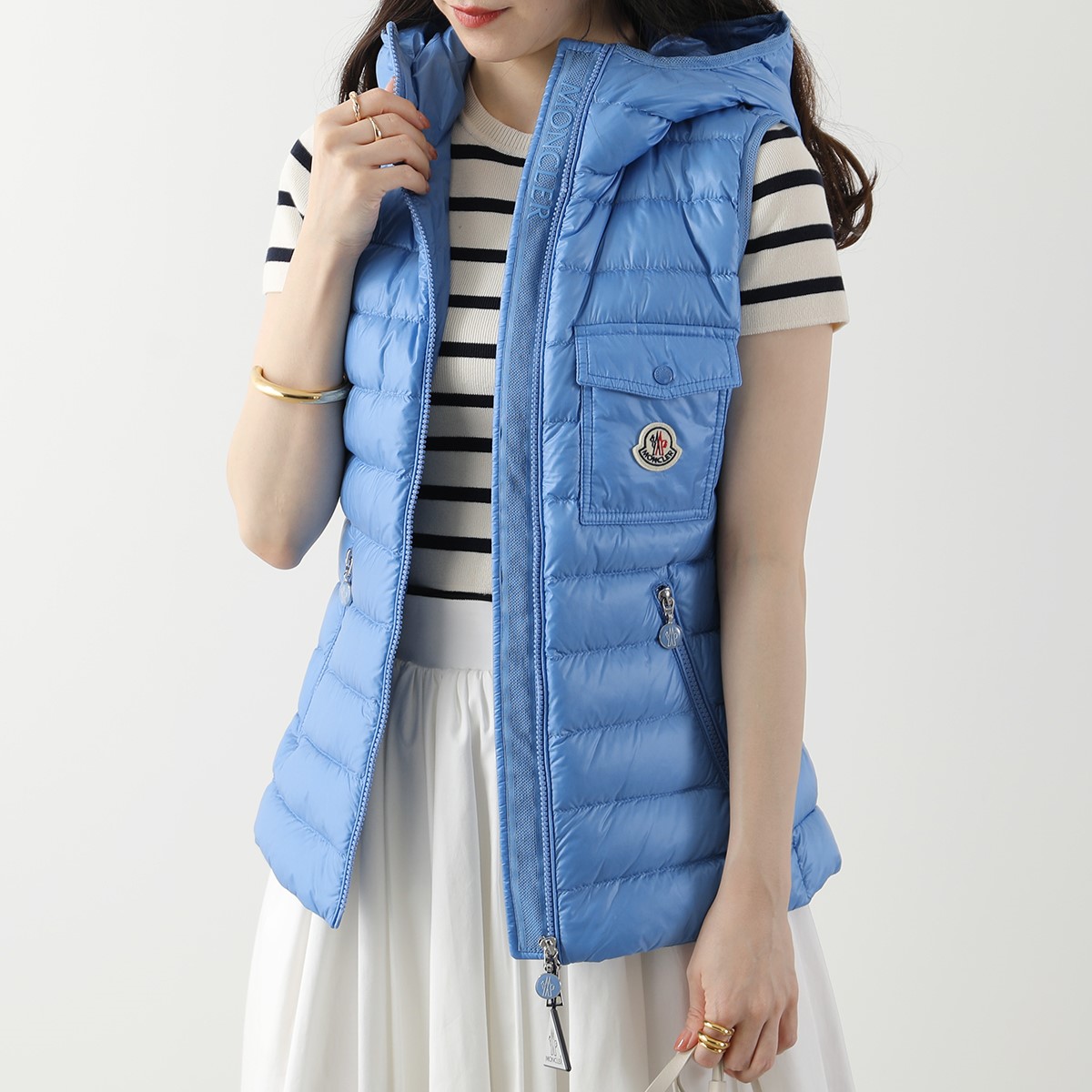 楽天市場】MONCLER モンクレール ダウンベスト GLYGOS 1A00028 595ZZ