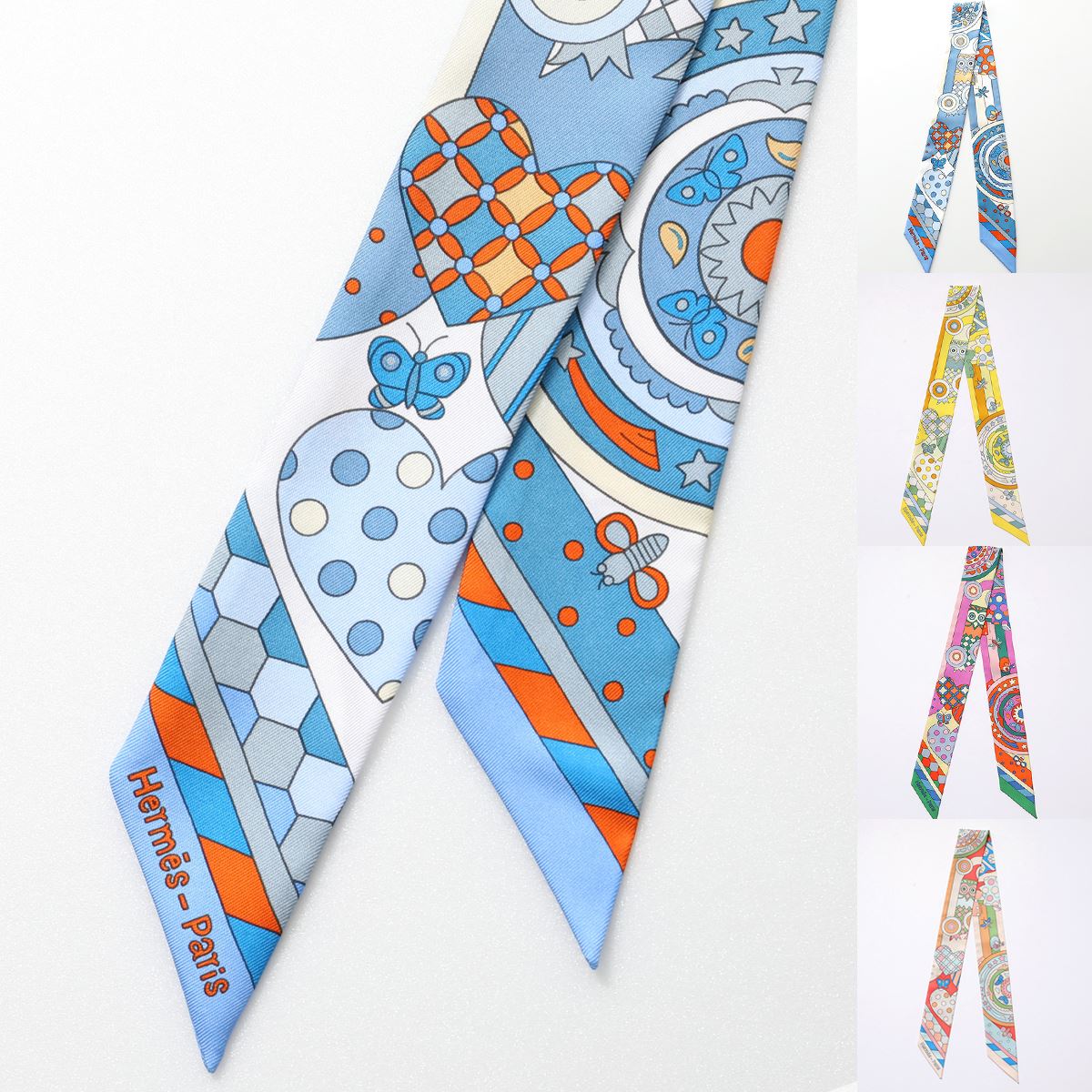 楽天市場】HERMES エルメス ツイリー スカーフ 063005S レディース