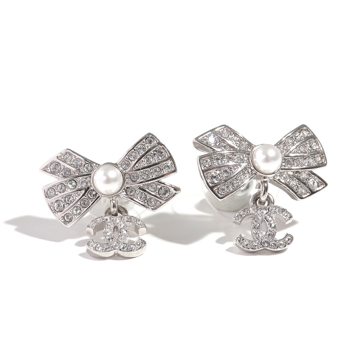 楽天市場】CHANEL シャネル ピアス AB8004 B07789 レディース リボン