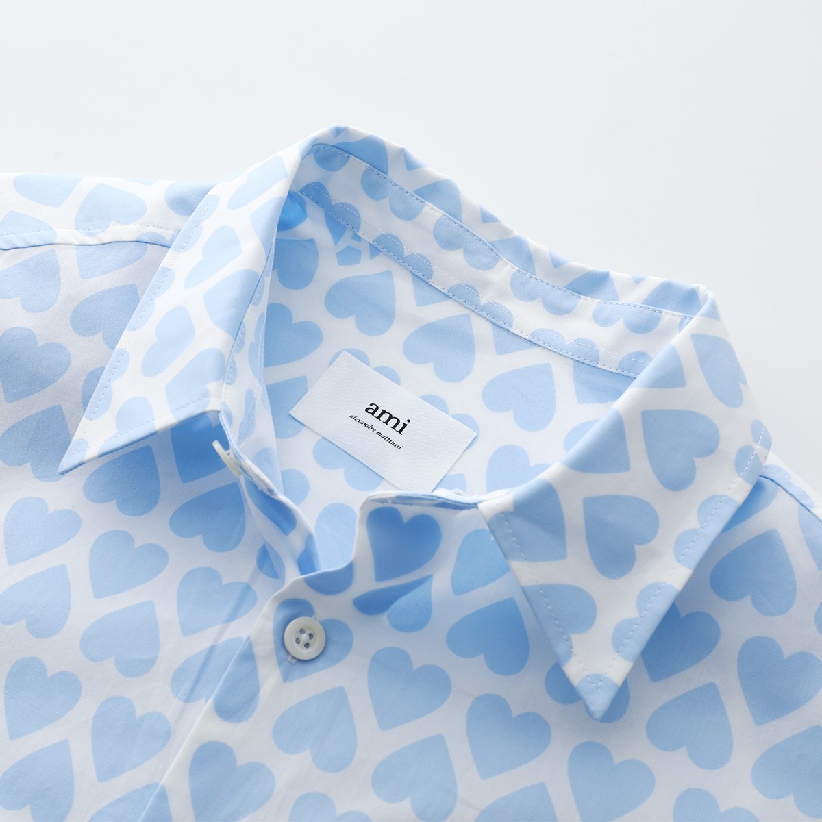 楽天市場】ami paris アミパリス シャツ USH125.CO0029 メンズ 長袖