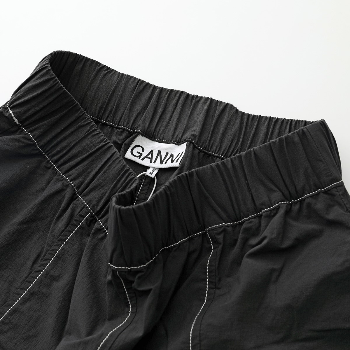 楽天市場】GANNI ガニー カーブパンツ Cotton Crepe Elasticated Curve