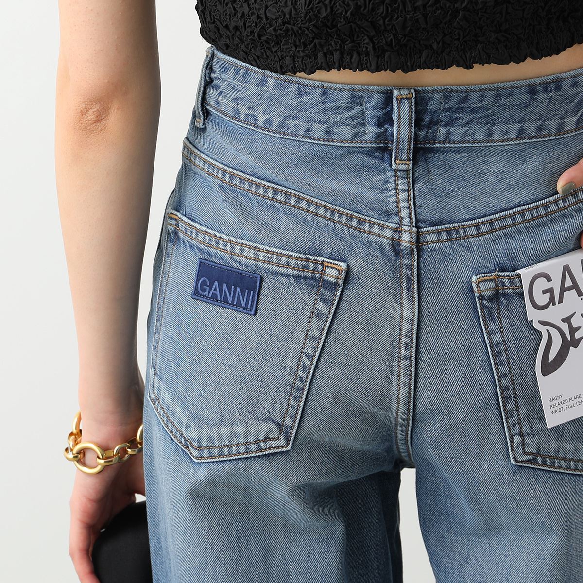 楽天市場】GANNI ガニー デニム Rigid Denim Magny J1034 6432