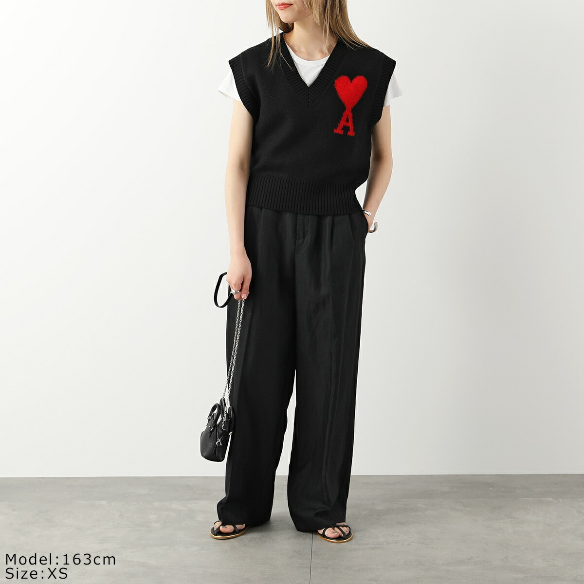 楽天市場】ami paris アミパリス ベスト UKS702.018 レディース ジレ V