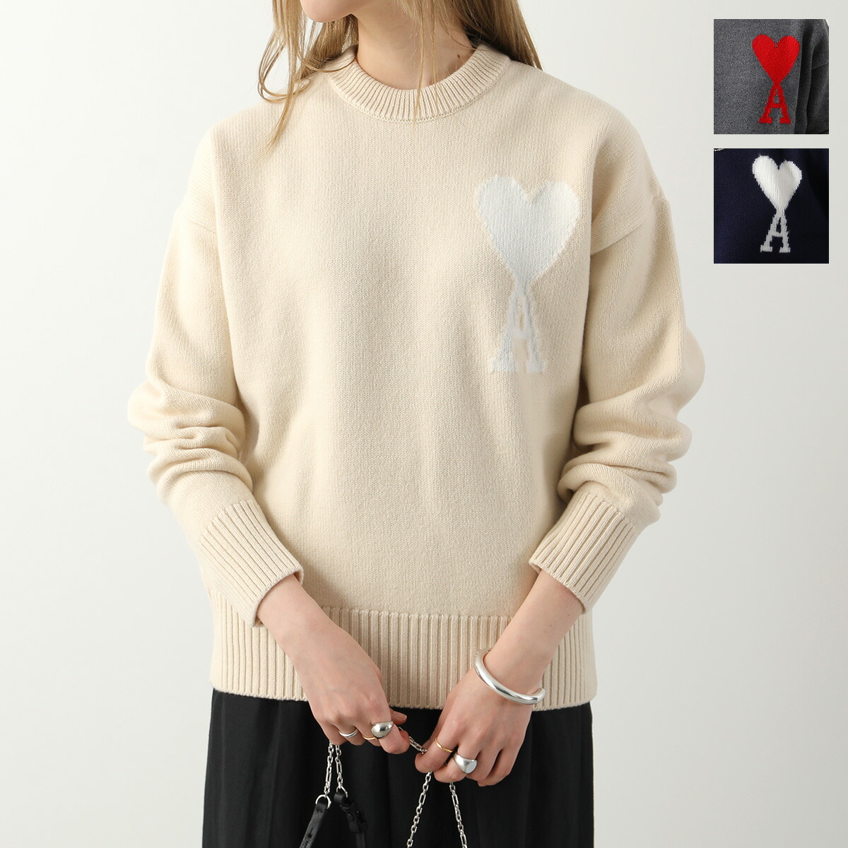 楽天市場】ami paris アミパリス セーター UKS002.018 レディース