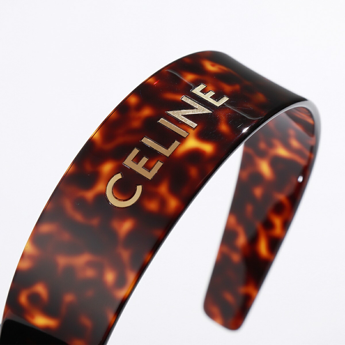 楽天市場】CELINE セリーヌ カチューシャ 46Y376CEA.19AG レディース