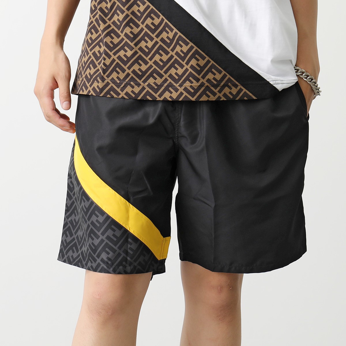 楽天市場】FENDI フェンディ スイムウェア FXB134 AN69 メンズ スイム