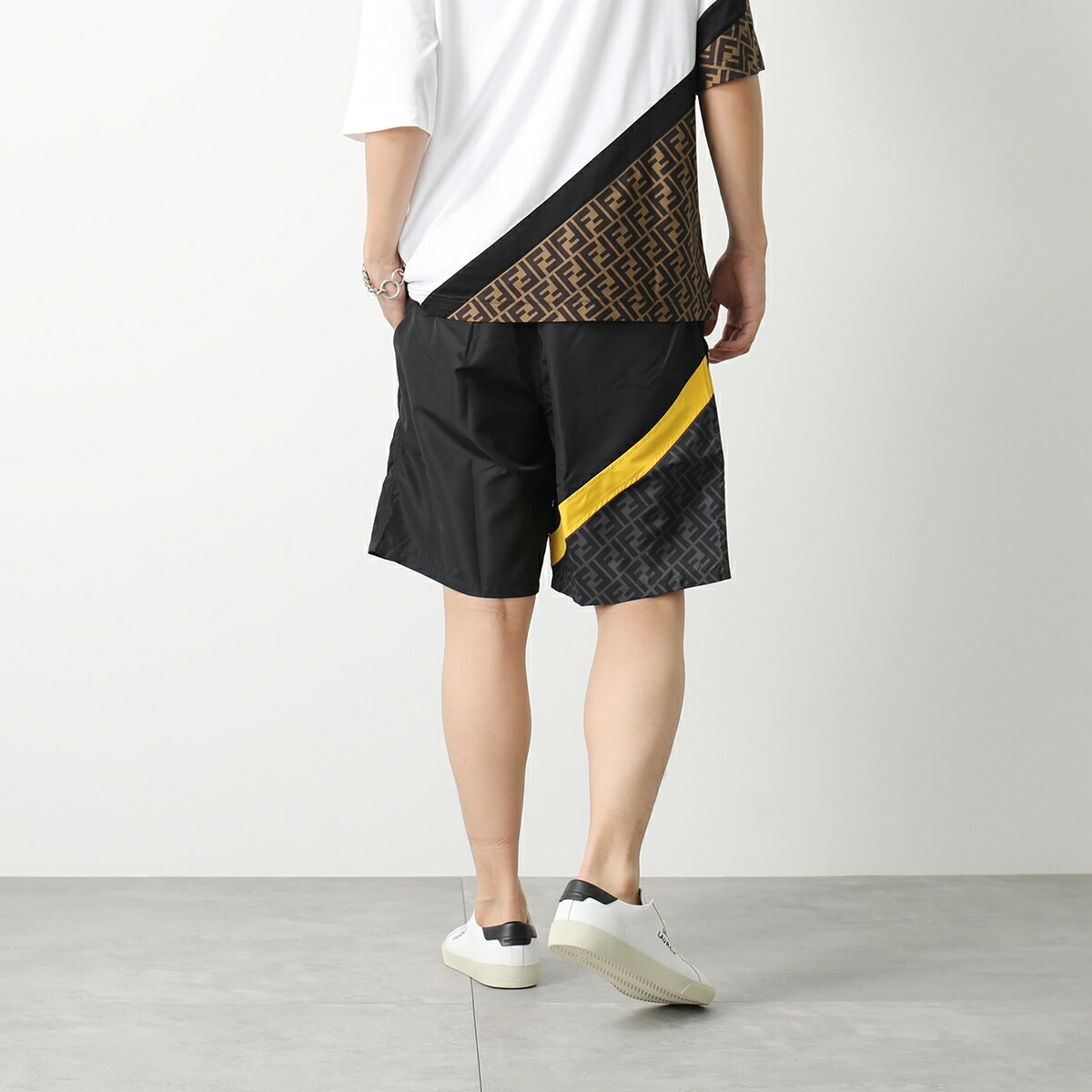 楽天市場】FENDI フェンディ スイムウェア FXB134 AN69 メンズ スイム