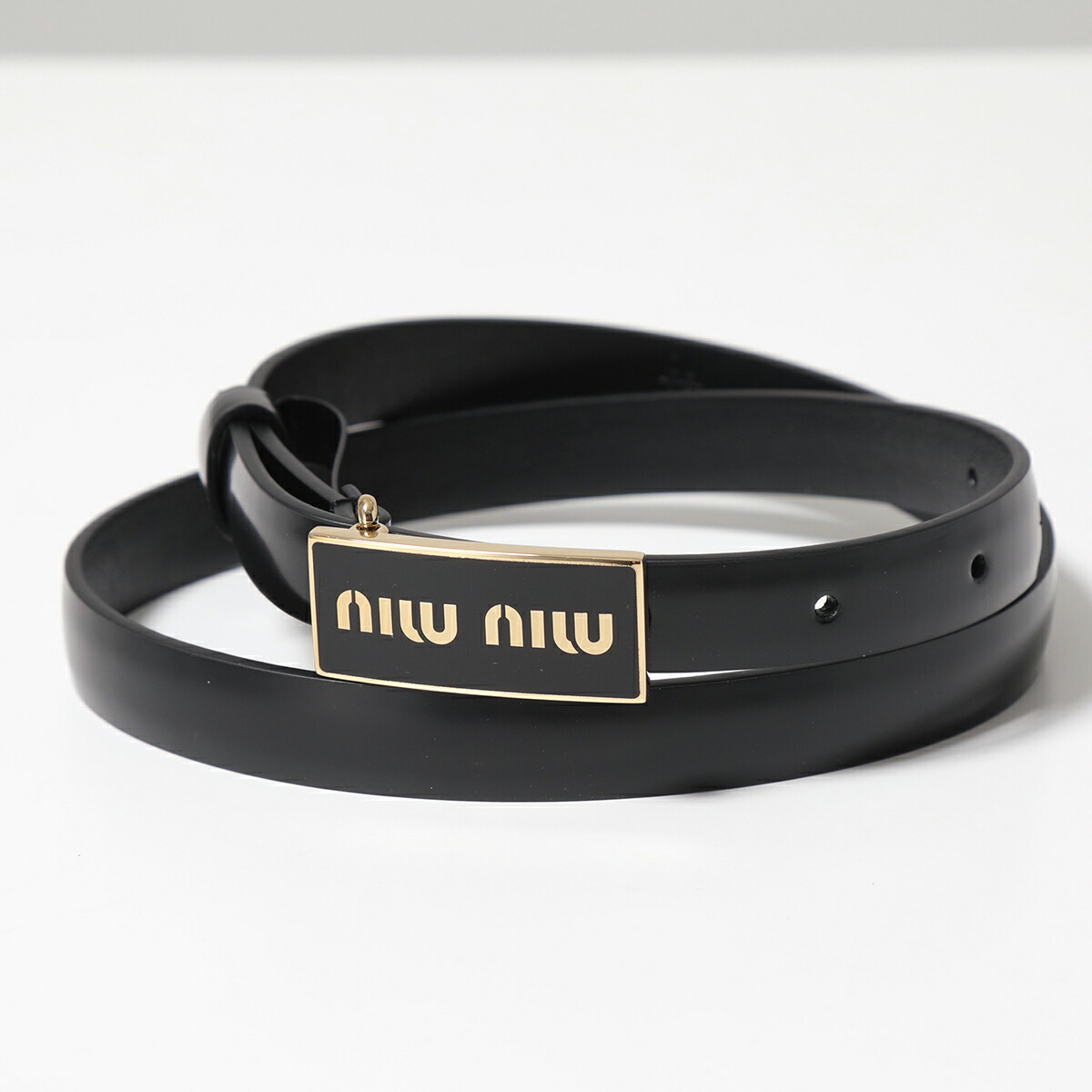 楽天市場】MIUMIU ミュウミュウ ベルト 5CC528 ZO6 レディース ナロー