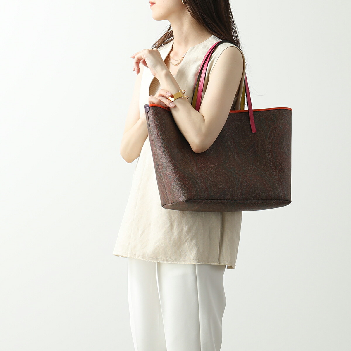 楽天市場】ETRO エトロ トートバッグ 0B374 8040 レディース