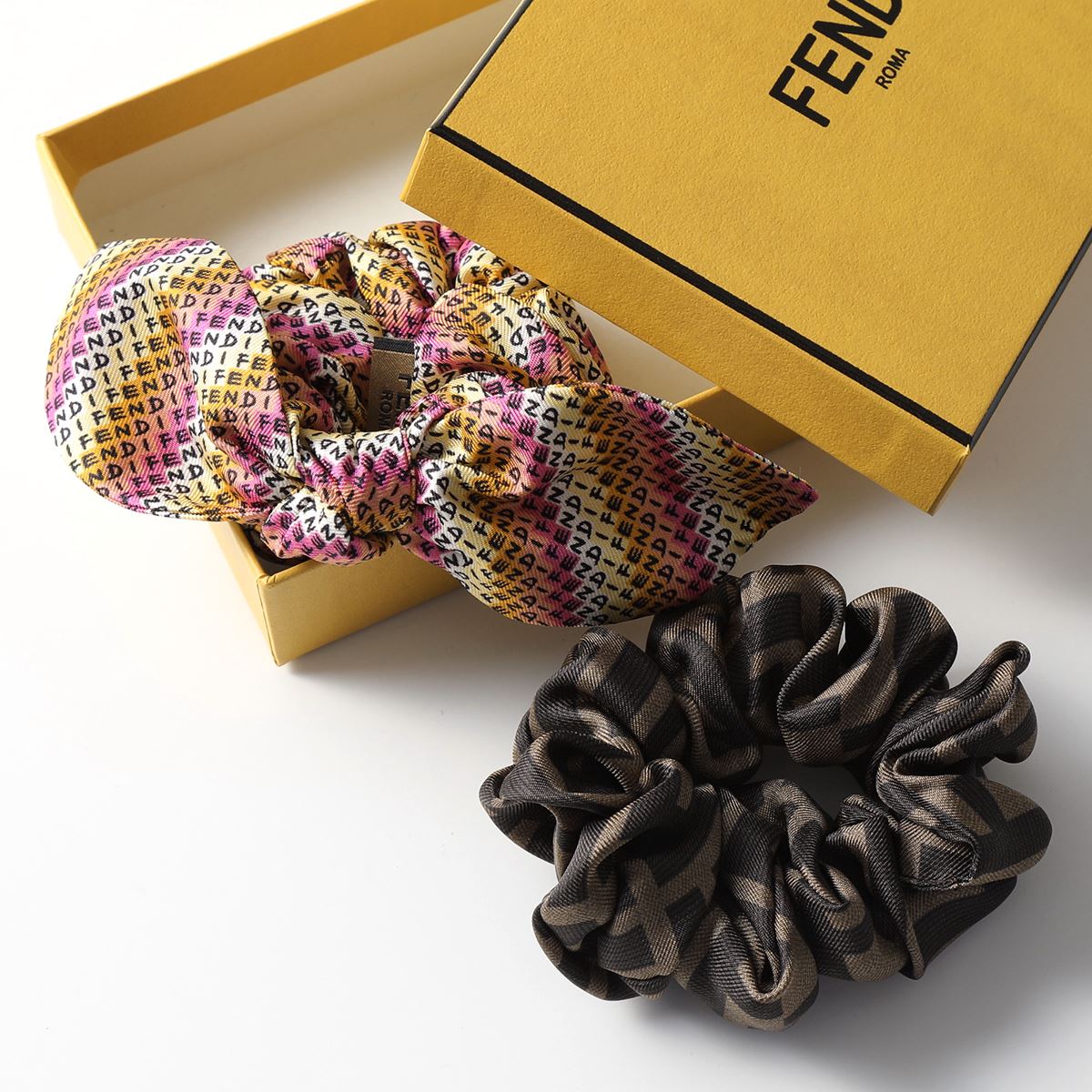 FENDI FFロゴリボンヘアアクセサリー