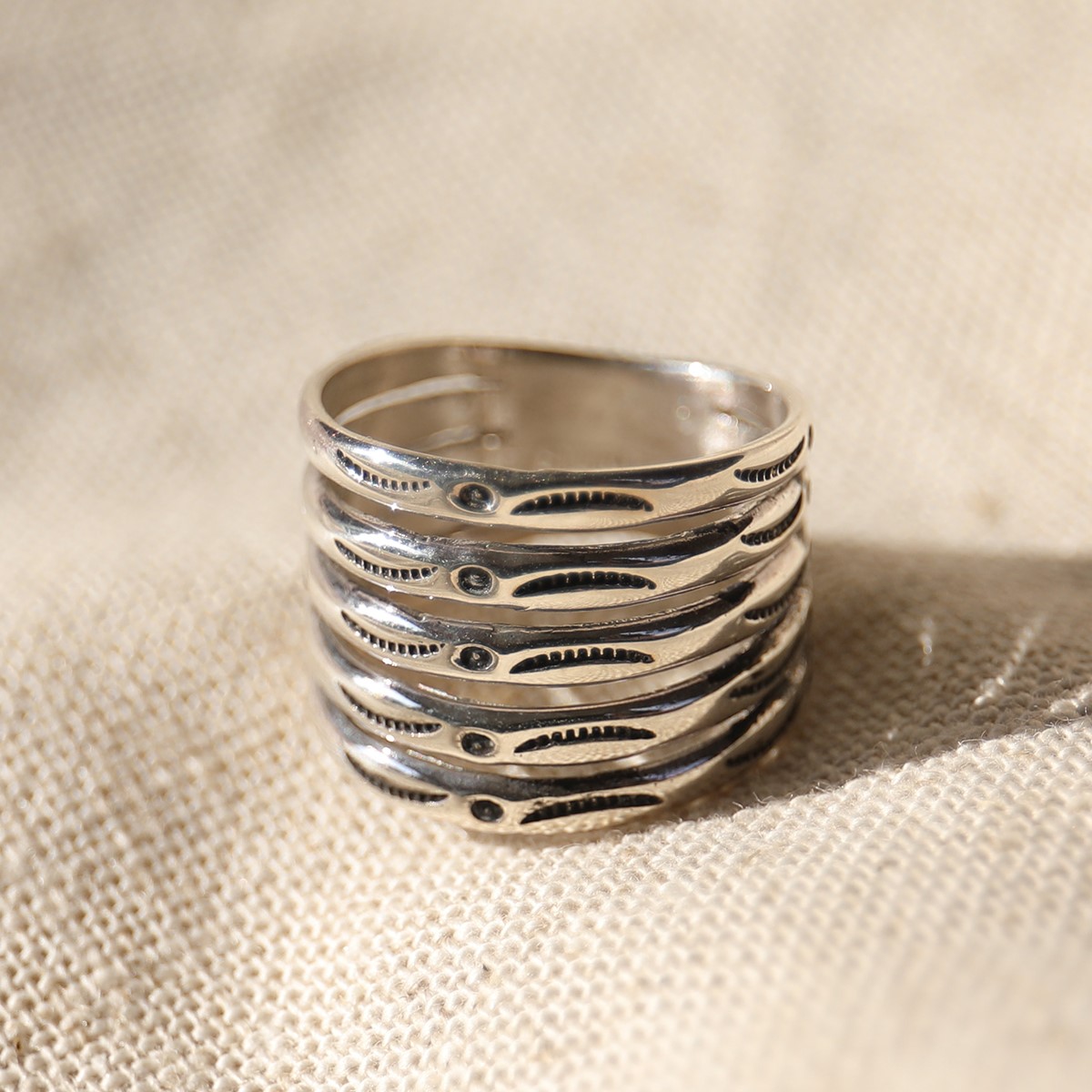 楽天市場】HARPO ハルポ リング HPBA03 レディース 5連 ライン