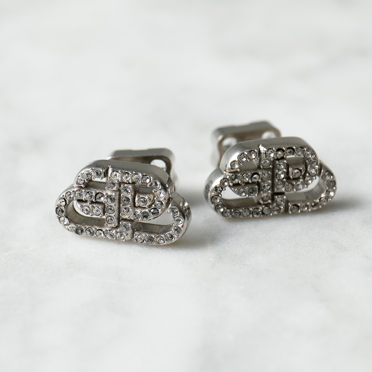 楽天市場】BALENCIAGA バレンシアガ スタッド ピアス BB XS STUD