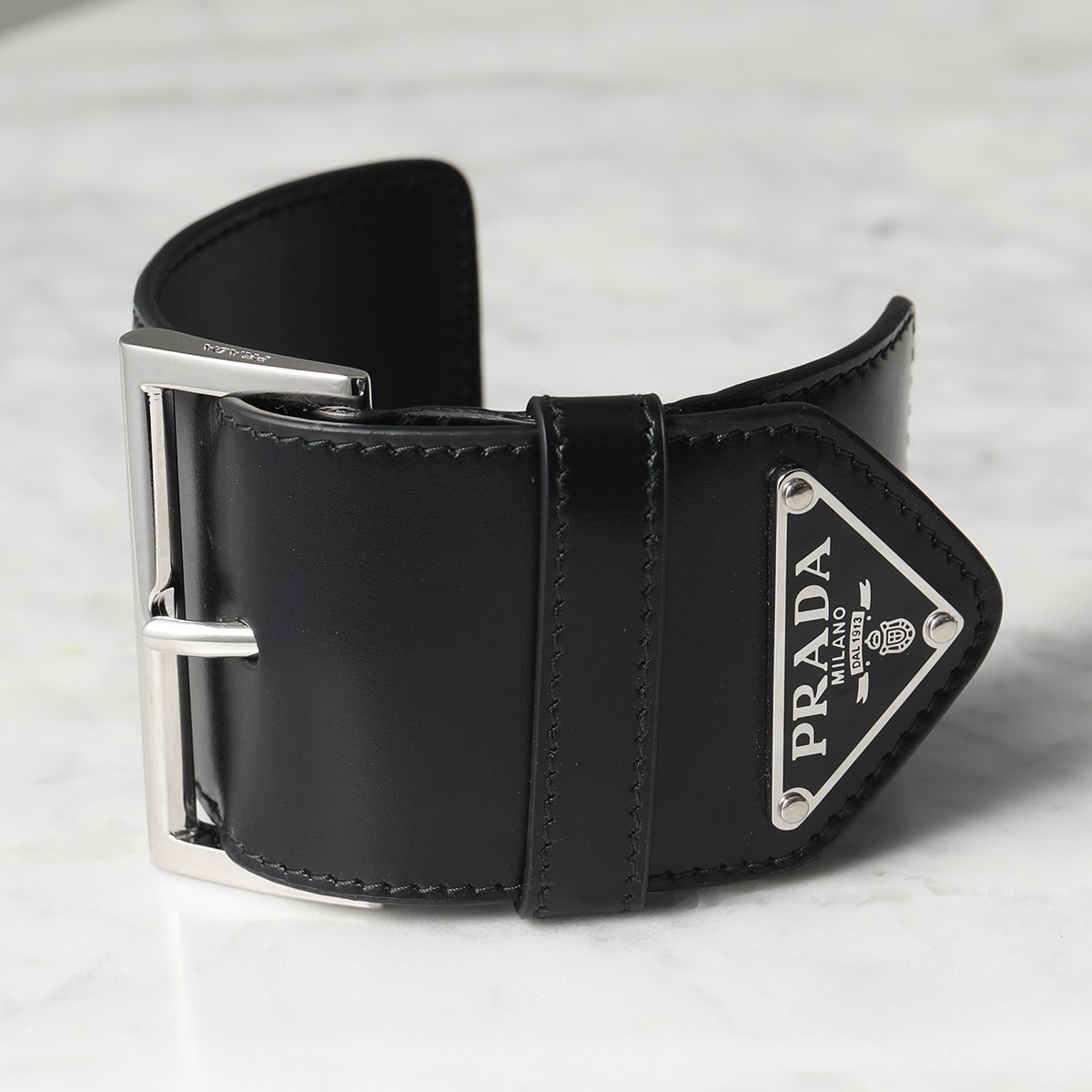 楽天市場】PRADA プラダ ブレスレット 1IB404 R2Z メンズ レザー 上腕