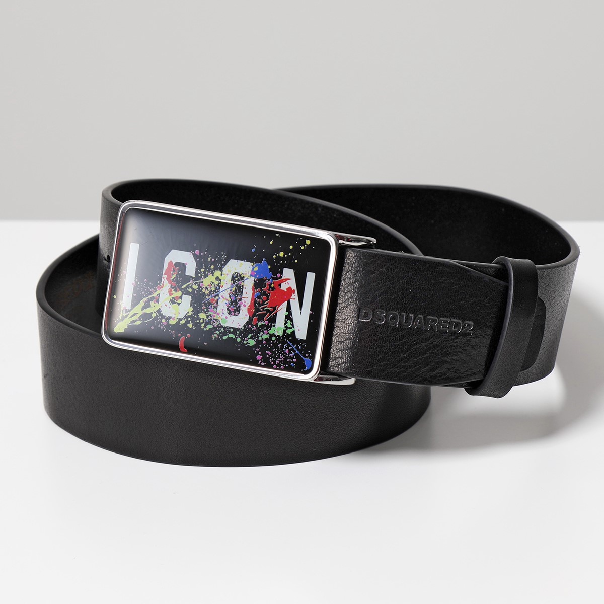 楽天市場】DSQUARED2 ディースクエアード ベルト ICON SPLASH PLAQUE