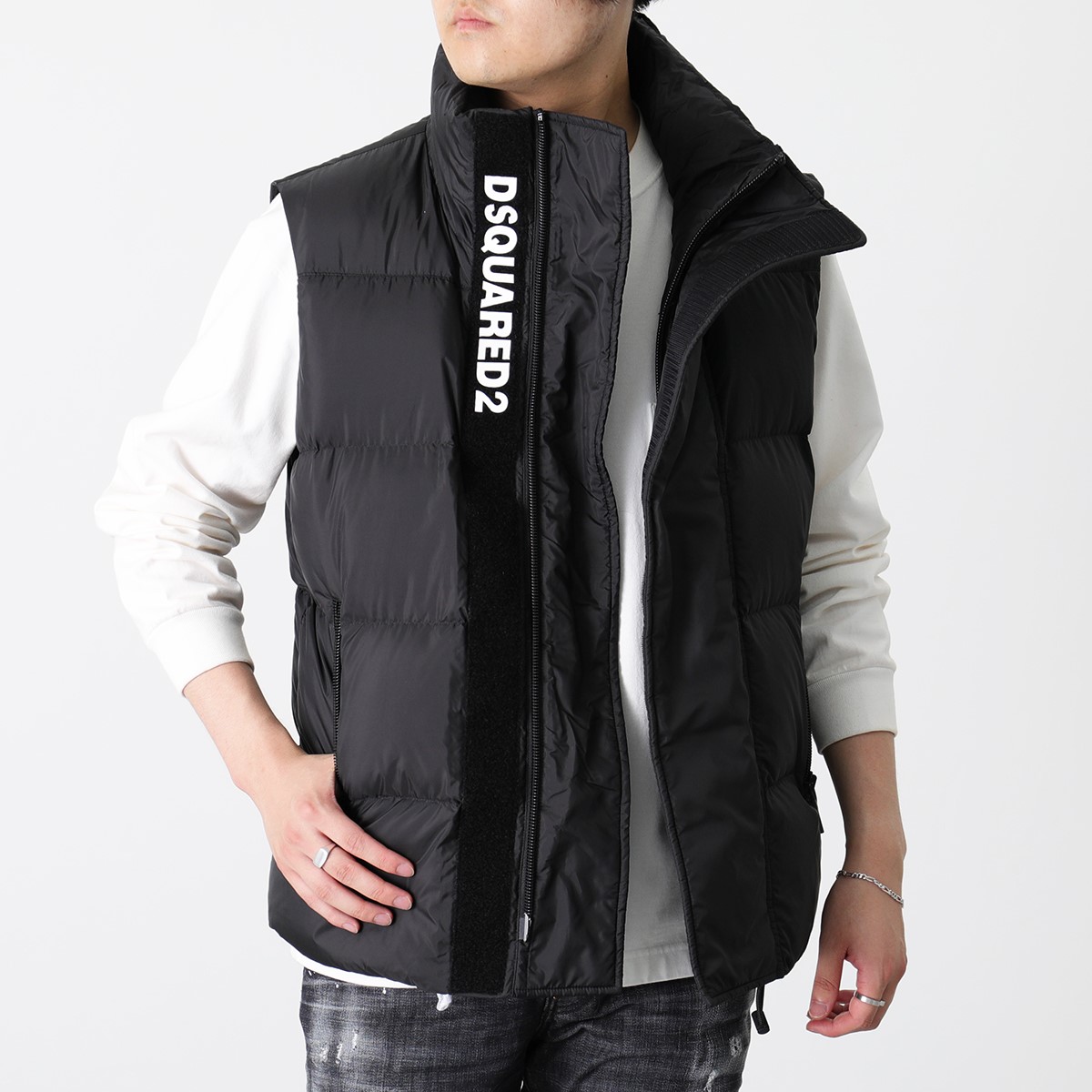 楽天市場】DSQUARED2 ディースクエアード ダウンベスト PUFFER VEST