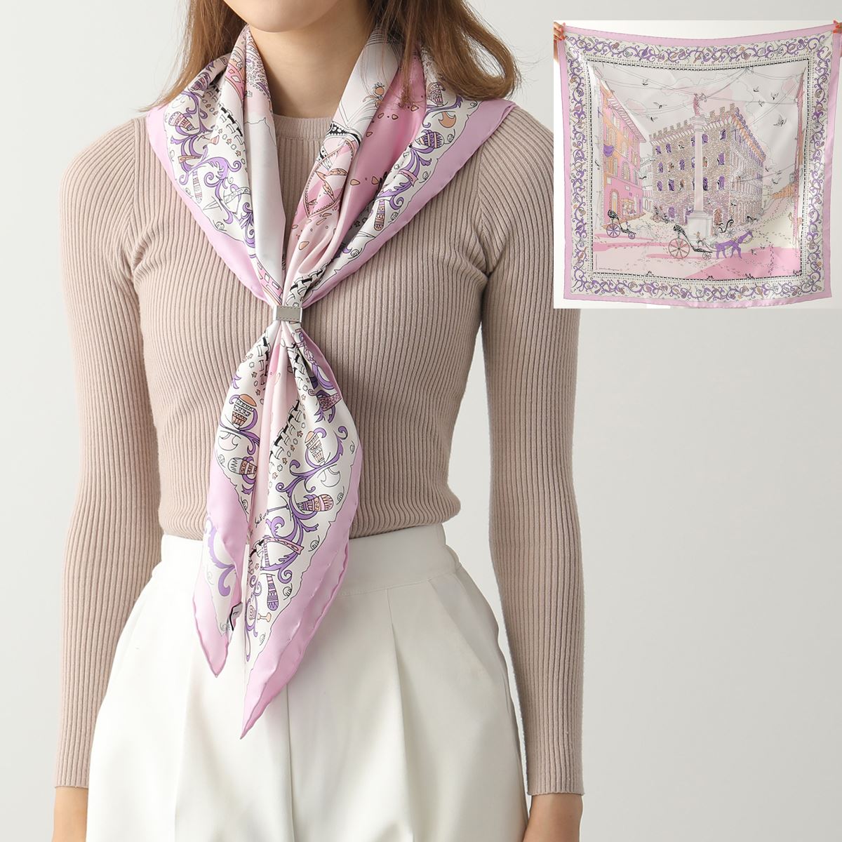 楽天市場】SALVATORE FERRAGAMO フェラガモ スカーフ 31 1595