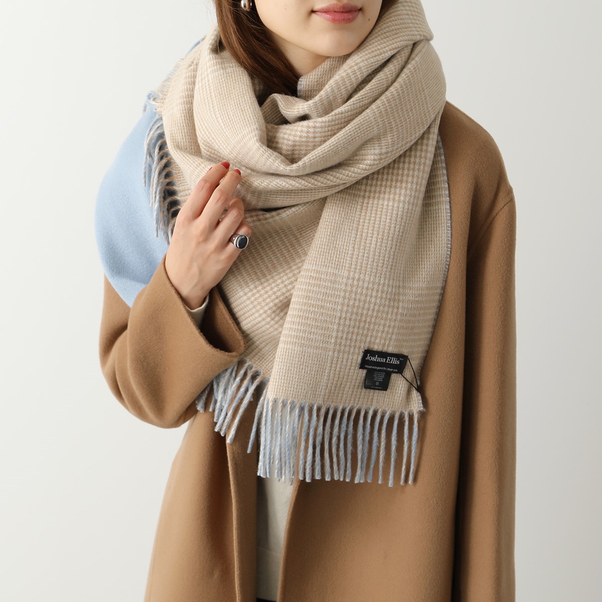 楽天市場】Joshua Ellis ジョシュアエリス マフラー Plain レディース