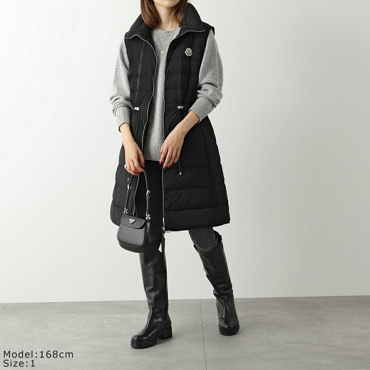 楽天市場】MONCLER モンクレール ロングダウンベスト LANDE ランデ