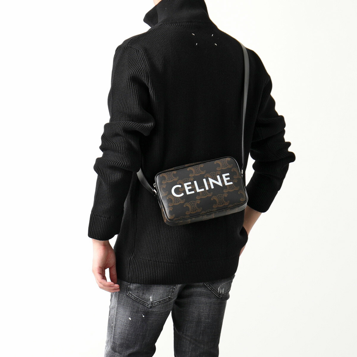 楽天市場】CELINE セリーヌ ショルダーバッグ Horizontal Messenger