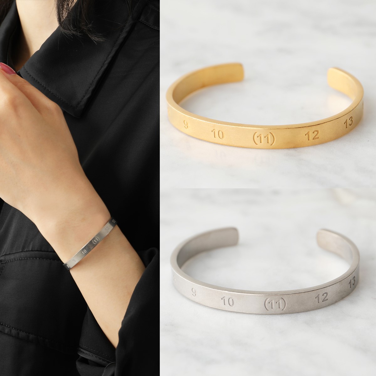 楽天市場】MAISON MARGIELA メゾンマルジェラ 11 バングル SI8UY0003