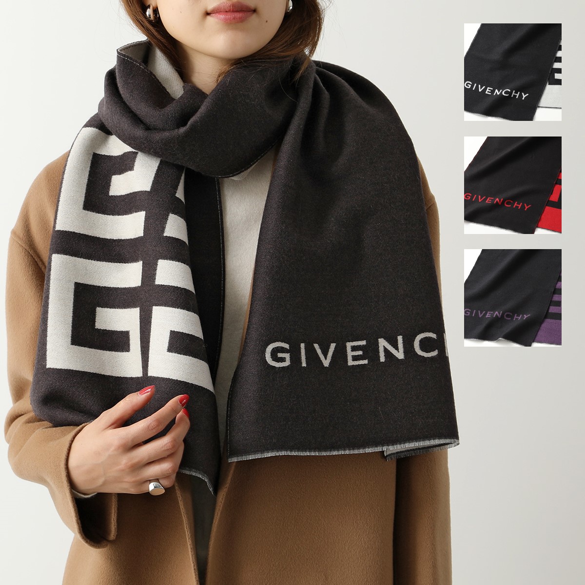 楽天市場】GIVENCHY ジバンシィ マフラー 35×180 GV3518 J4546