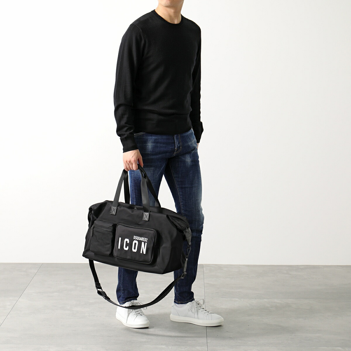 楽天市場】DSQUARED2 ディースクエアード ボストンバッグ BE ICON