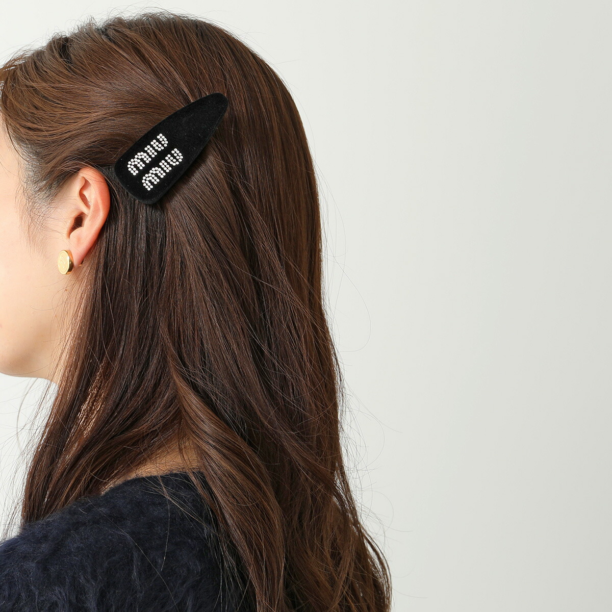 楽天市場】MIUMIU ミュウミュウ バレッタ 5IF092 068 レディース