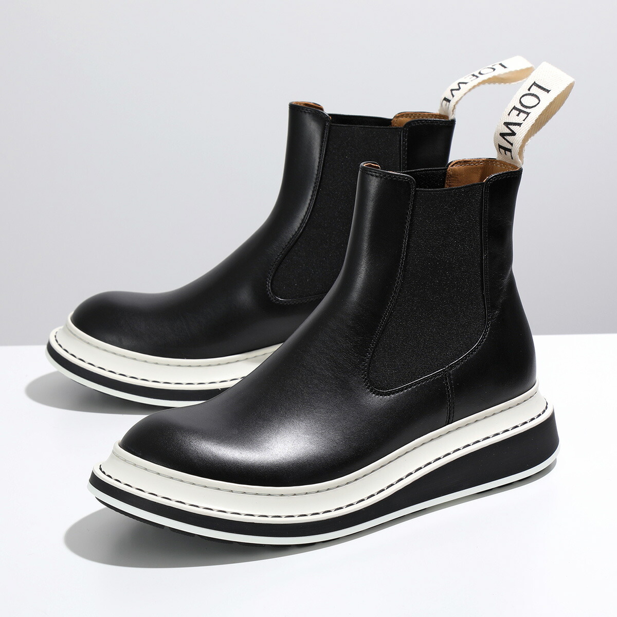楽天市場】LOEWE ロエベ ショートブーツ CHELSEA BOOT L815S05X12