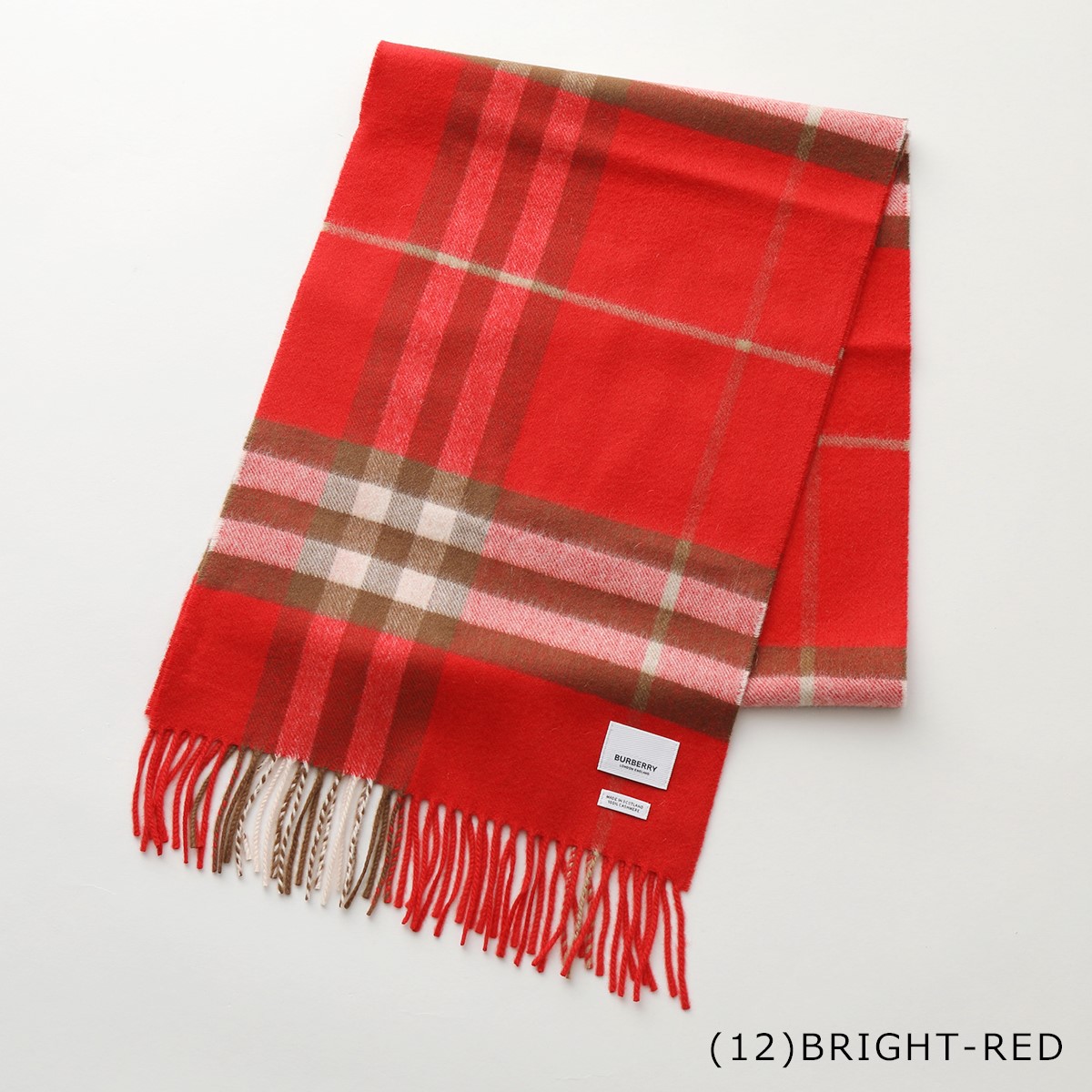 楽天市場】BURBERRY バーバリー マフラー チェック カシミアスカーフ