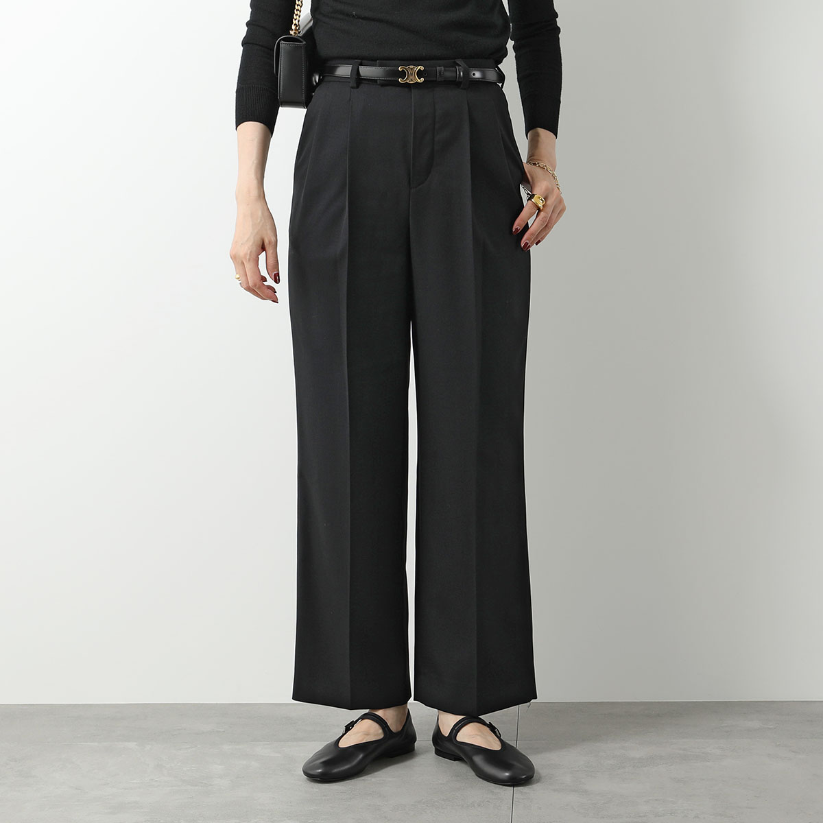 楽天市場】CELINE セリーヌ スラックスパンツ MARGARET マーガレット