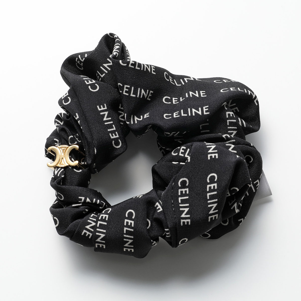 楽天市場】CELINE セリーヌ シュシュ Rayure レイユール 46Y352SIB